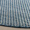SAFAVIEH Washable Rug Outdoor Courtyard Collection – 8′ x 10′, Light Blue & Light Grey, Non-Shedding & Easy Cleaning, Ideal for Patio, Backyard, Mudroom, DIning Space (CY8653-37121)(Blue / Light Grey)
