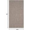 SAFAVIEH Washable Rug Outdoor Courtyard Collection – 8′ x 10′, Light Blue & Light Grey, Non-Shedding & Easy Cleaning, Ideal for Patio, Backyard, Mudroom, DIning Space (CY8653-37121)(Light Brown/Light Grey)