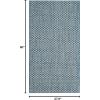 SAFAVIEH Washable Rug Outdoor Courtyard Collection – 8′ x 10′, Light Blue & Light Grey, Non-Shedding & Easy Cleaning, Ideal for Patio, Backyard, Mudroom, DIning Space (CY8653-37121)(Blue/Light Grey)