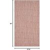 SAFAVIEH Washable Rug Outdoor Courtyard Collection – 8′ x 10′, Light Blue & Light Grey, Non-Shedding & Easy Cleaning, Ideal for Patio, Backyard, Mudroom, DIning Space (CY8653-37121)(Rust/Light Grey)