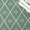 SAFAVIEH Washable Rug Outdoor Courtyard Collection – 9′ x 12′, Terracotta & Light Beige, Non-Shedding & Easy Cleaning, Ideal for Patio, Backyard, Mudroom (CY6303-231)(Dark Green/Beige)