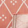 SAFAVIEH Washable Rug Outdoor Courtyard Collection – 9′ x 12′, Terracotta & Light Beige, Non-Shedding & Easy Cleaning, Ideal for Patio, Backyard, Mudroom (CY6303-231)(Terracotta/Light Beige)
