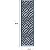 SAFAVIEH Washable Rug Outdoor Courtyard Collection – 9′ x 12′, Terracotta & Light Beige, Non-Shedding & Easy Cleaning, Ideal for Patio, Backyard, Mudroom (CY6303-231)(Navy/Light Beige)