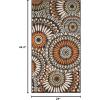 SAFAVIEH Washable Rug Outdoor Veranda Collection – 9′ x 12′, Chocolate & Terracotta, Non-Shedding & Easy to Clean, Ideal for Patio, Backyard, Mudroom (VER091-0725)(Chocolate/Terracotta)