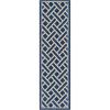 SAFAVIEH Washable Rug Outdoor Courtyard Collection – 9′ x 12′, Terracotta & Light Beige, Non-Shedding & Easy Cleaning, Ideal for Patio, Backyard, Mudroom (CY6303-231)(Navy/Light Beige)
