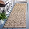 SAFAVIEH Washable Rug Outdoor Courtyard Collection – 9′ x 12′, Terracotta & Light Beige, Non-Shedding & Easy Cleaning, Ideal for Patio, Backyard, Mudroom (CY6303-231)(Brown/Light Beige)