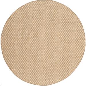 SAFAVIEH Washable Rug Outdoor Courtyard Collection – 8′ x 10′, Light Blue & Light Grey, Non-Shedding & Easy Cleaning, Ideal for Patio, Backyard, Mudroom, DIning Space (CY8653-37121)(Natural / Cream)
