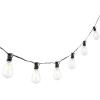 SAFAVIEH Lighting Collection Dorcia Black 10-Foot LED Outdoor String Lights