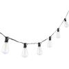 SAFAVIEH Lighting Collection Dorcia Black 10-Foot LED Outdoor String Lights