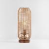 SAFAVIEH Lighting Collection Eveline Brown 15-inch Table Lamp (LED Bulb Included)