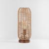 SAFAVIEH Lighting Collection Eveline Brown 15-inch Table Lamp (LED Bulb Included)