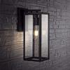Safavieh Lighting Norsan Black Outdoor Wall Lantern (LED Bulb Included)