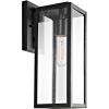Safavieh Lighting Norsan Black Outdoor Wall Lantern (LED Bulb Included)