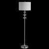 SAFAVIEH FLL4067A Lighting Collection Lottie White and Chrome 60-inch Floor Lamp, H