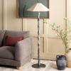 SAFAVIEH Lighting Collection Delphi Contemporary Silver Metal 59-inch Standing Floor Lamp(Silver)