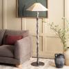 SAFAVIEH Lighting Collection Delphi Contemporary Silver Metal 59-inch Standing Floor Lamp(Silver)
