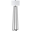SAFAVIEH Lighting Collection Kairi Modern Black 60-inch Floor Lamp (LED Bulb Included)