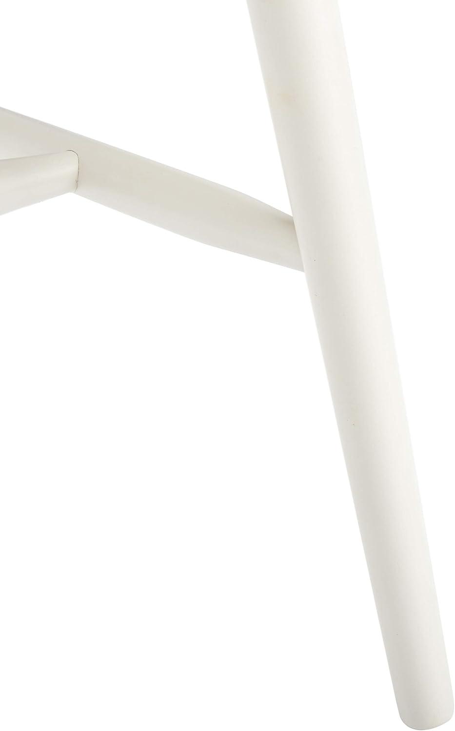 image:imageSAFAVIEH Home Collection Winona Set of 2 Walnut Windsor Farmhouse Dining Chairs Spindle Back Wood Chairs Classic Casual Seating DCH8500GSET2Off White