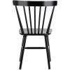SAFAVIEH Home Collection – Winona Set of 2 Walnut Windsor Farmhouse Dining Chairs, Spindle Back Wood Chairs, Classic Casual Seating (DCH8500G-SET2)(Black)