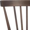 SAFAVIEH Home Collection – Winona Set of 2 Walnut Windsor Farmhouse Dining Chairs, Spindle Back Wood Chairs, Classic Casual Seating (DCH8500G-SET2)(Dark Walnut)
