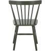SAFAVIEH Home Collection – Winona Set of 2 Walnut Windsor Farmhouse Dining Chairs, Spindle Back Wood Chairs, Classic Casual Seating (DCH8500G-SET2)(Dusty Green)