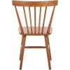 SAFAVIEH Home Collection – Winona Set of 2 Walnut Windsor Farmhouse Dining Chairs, Spindle Back Wood Chairs, Classic Casual Seating (DCH8500G-SET2)(Honey)