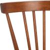 SAFAVIEH Home Collection – Winona Set of 2 Walnut Windsor Farmhouse Dining Chairs, Spindle Back Wood Chairs, Classic Casual Seating (DCH8500G-SET2)(Walnut)