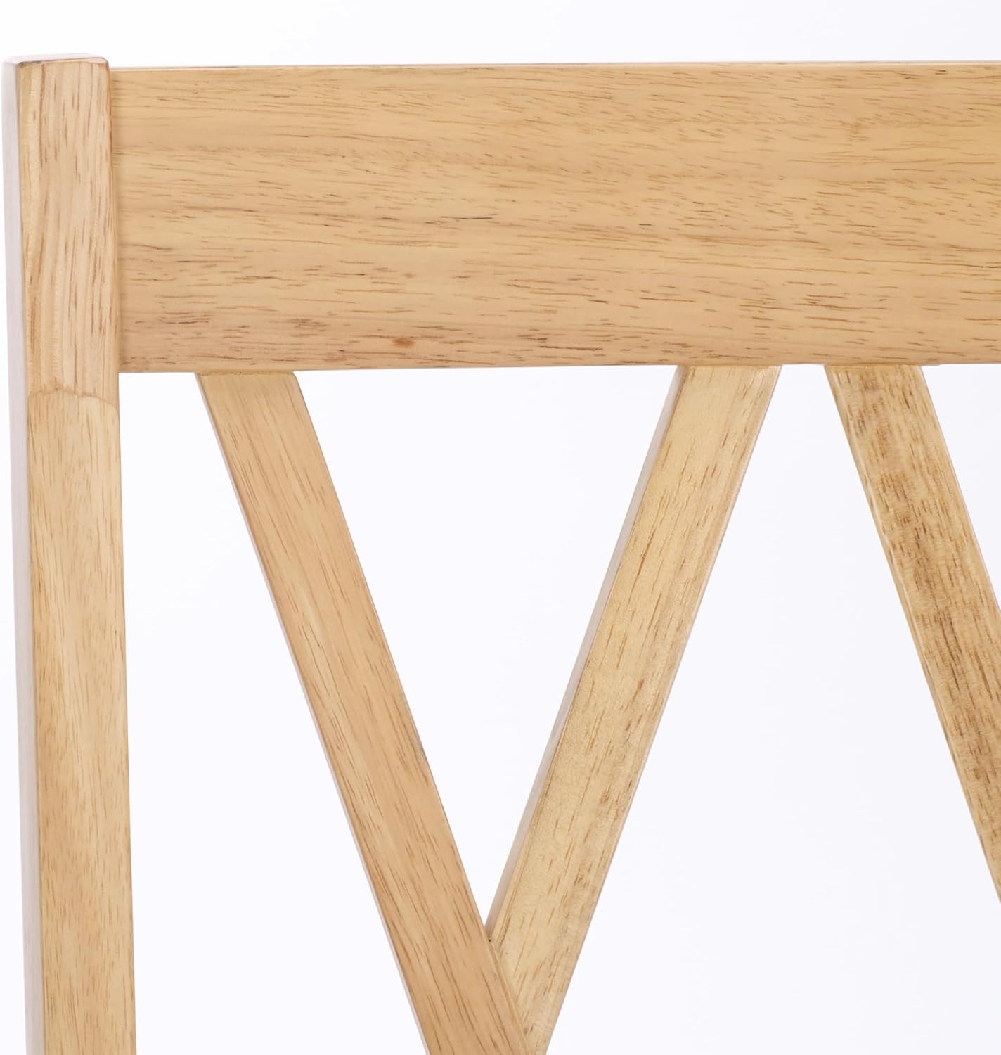 image:imageSAFAVIEH Home Collection Yana Double XBack Dining Arm Chair Solid Wood Light Oak Finish Classic Farmhouse Style DCH6901BLight Oak