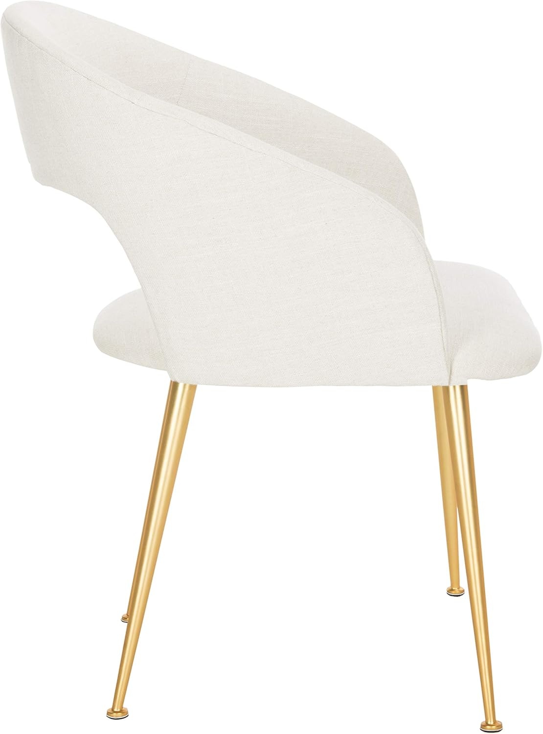 image:imageSafavieh Couture Home Lorina MidCentury Cream and Gold Dining ChairCream Gold