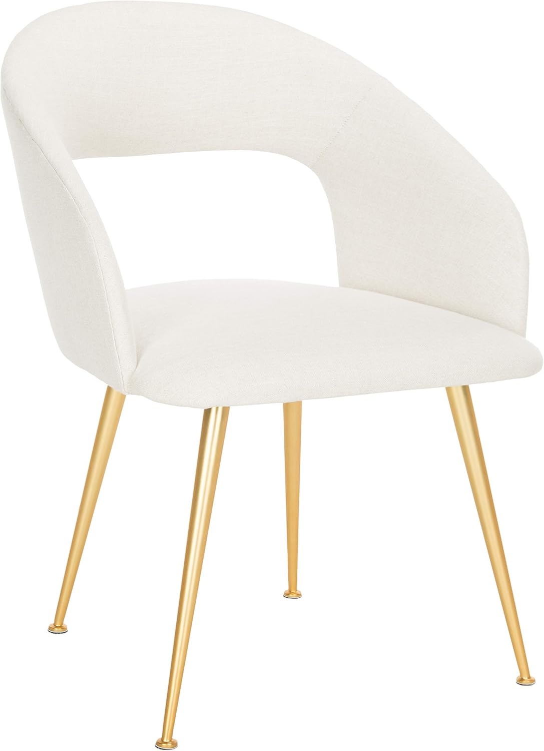 image:imageSafavieh Couture Home Lorina MidCentury Cream and Gold Dining ChairCream Gold