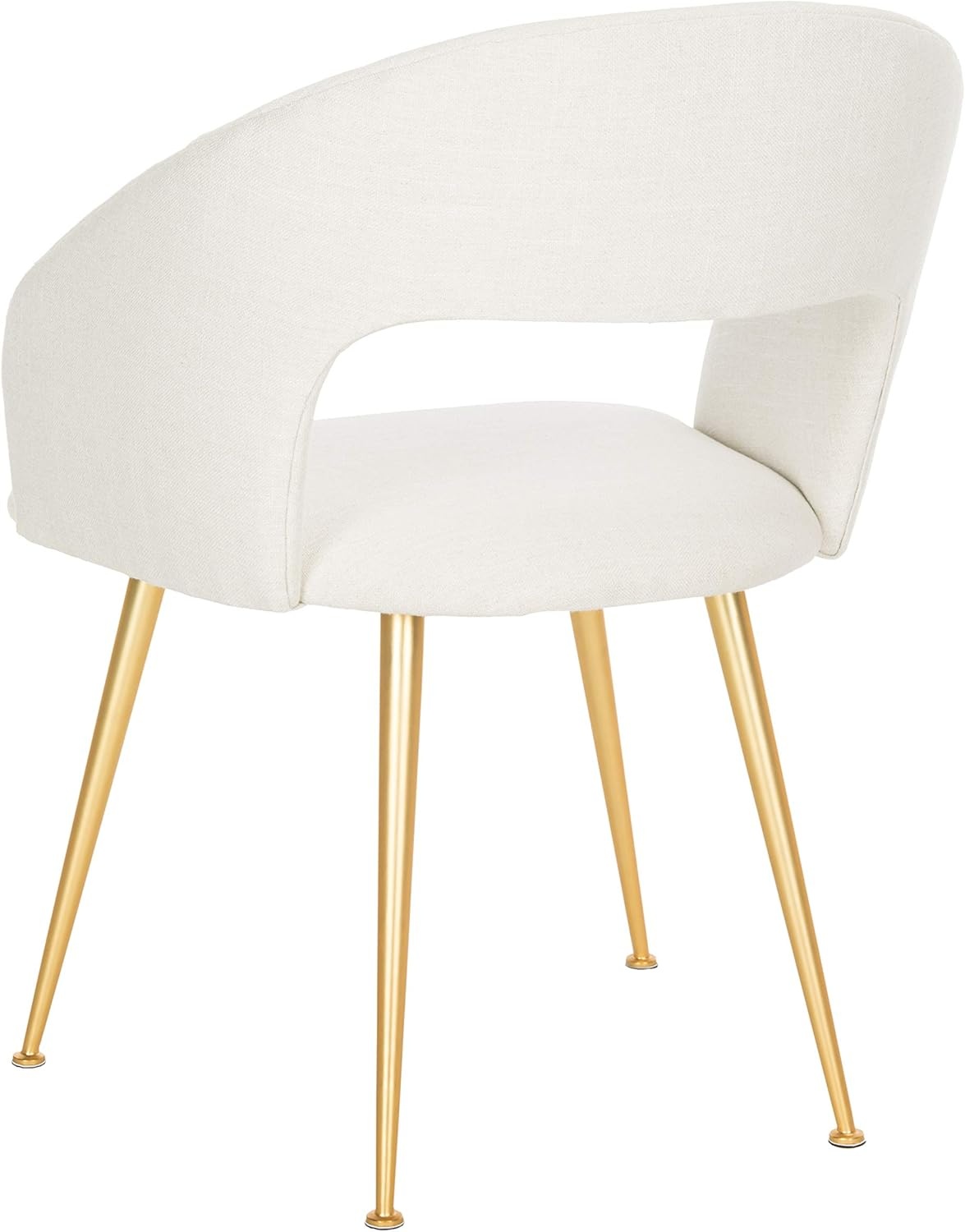 image:imageSafavieh Couture Home Lorina MidCentury Cream and Gold Dining ChairCream Gold