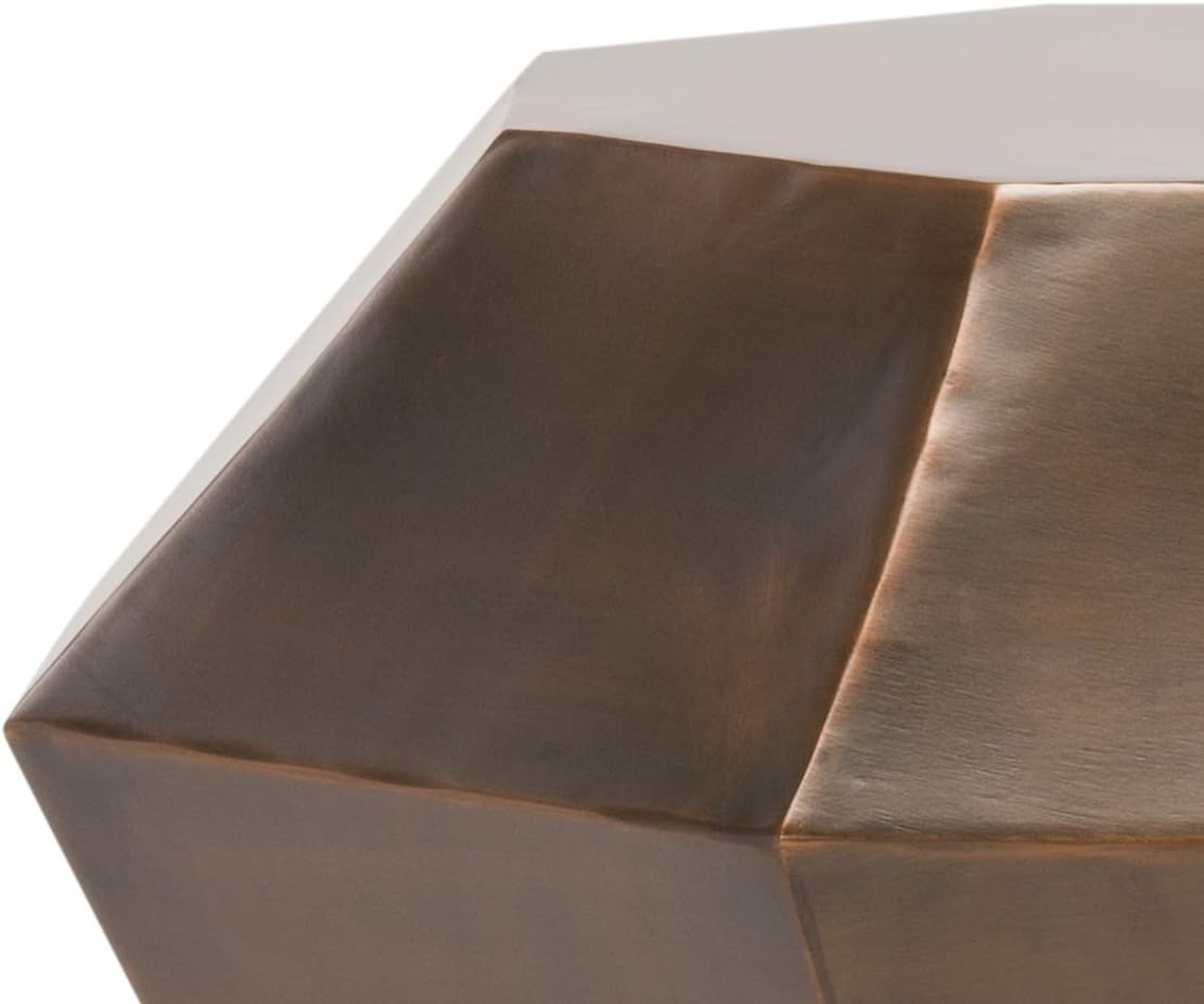 image:imageSafavieh Home Grace Antique Copper Diamond Accent TableAntique Copper