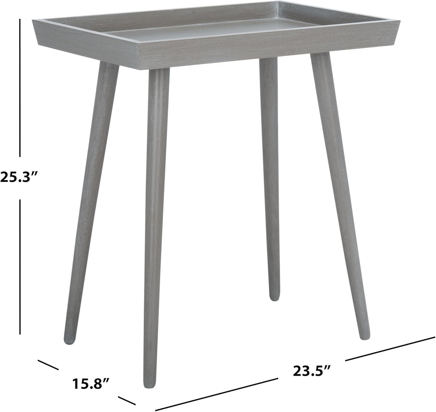image:imageSafavieh Home Nonie Modern Slate Grey Accent TableSlate Grey