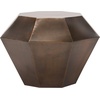 Safavieh Home Grace Antique Copper Diamond Accent Table(Antique Copper)