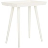 Safavieh Home Nonie Modern Slate Grey Accent Table(Vintage White)