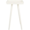 Safavieh Home Nonie Modern Slate Grey Accent Table(Vintage White)