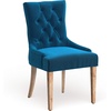 Safavieh Mercer Collection Heather Dining Chairs, Beige, Set of 2(Blue)