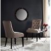 Safavieh Mercer Collection Heather Dining Chairs, Beige, Set of 2(Blue)