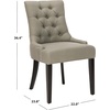 Safavieh Mercer Collection Heather Dining Chairs, Beige, Set of 2(Sea Mist)