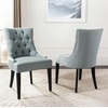 Safavieh Mercer Collection Heather Dining Chairs, Beige, Set of 2(Sky Blue)