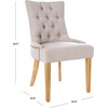 Safavieh Mercer Collection Heather Dining Chairs, Beige, Set of 2(Taupe)