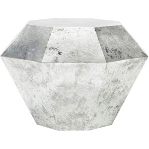 Safavieh Home Grace Antique Copper Diamond Accent Table(Antique Silver)