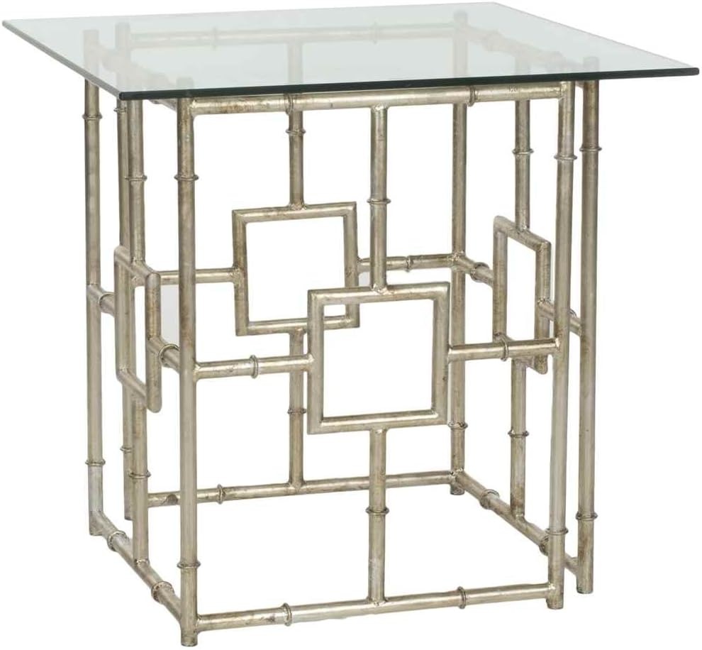 image:imageSAFAVIEH Home Collection Dermot Silver Accent Table