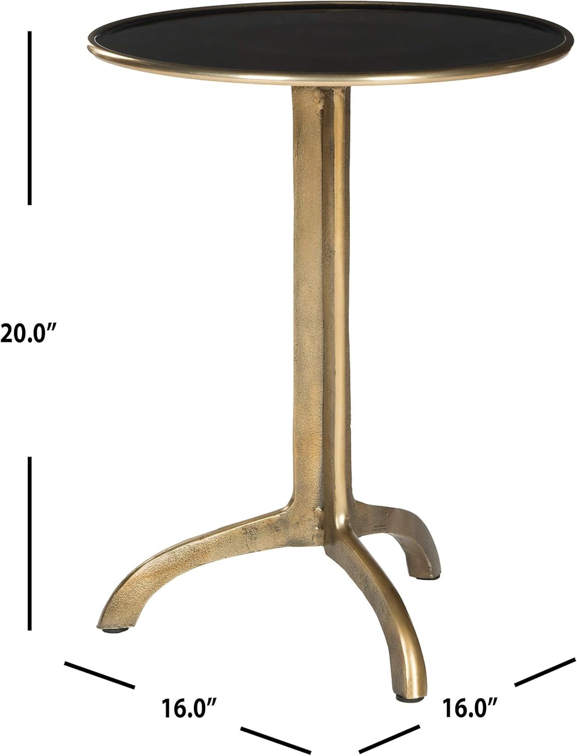 image:imageSafavieh Home Brent Antique Brass Round Accent Table