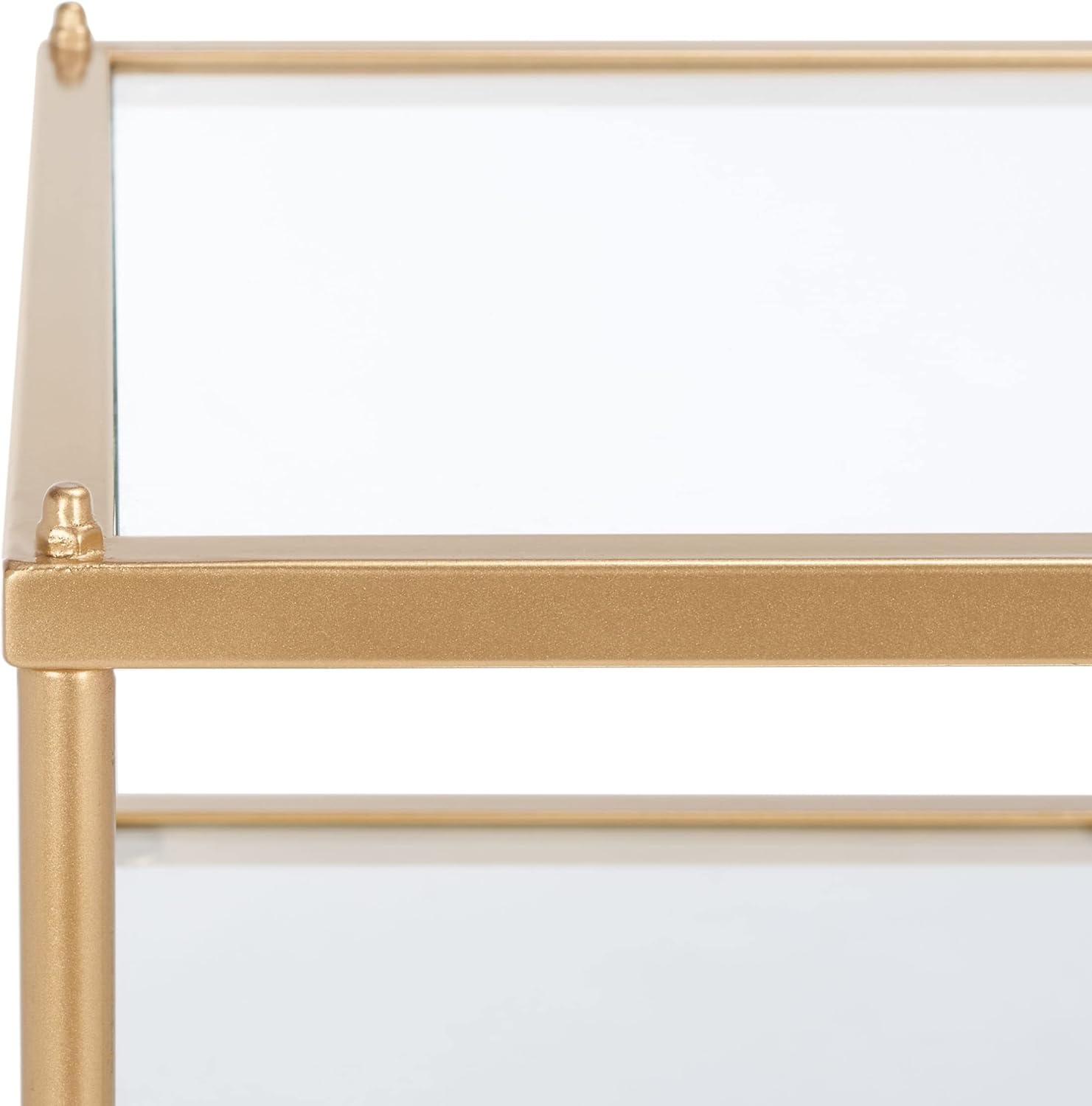 image:imageSafavieh Home Noelia Gold 3tier Square Accent TableGold Glass