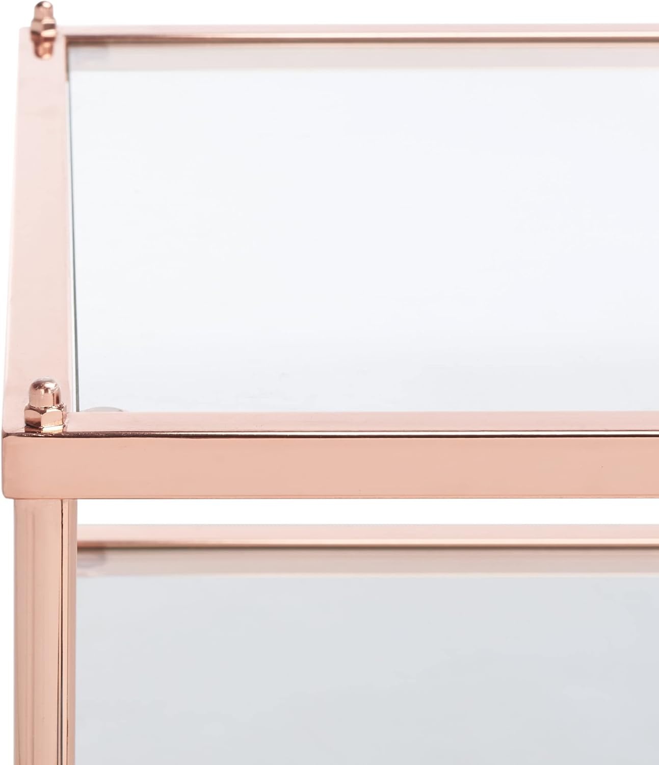 image:imageSafavieh Home Noelia Gold 3tier Square Accent TableRose Gold