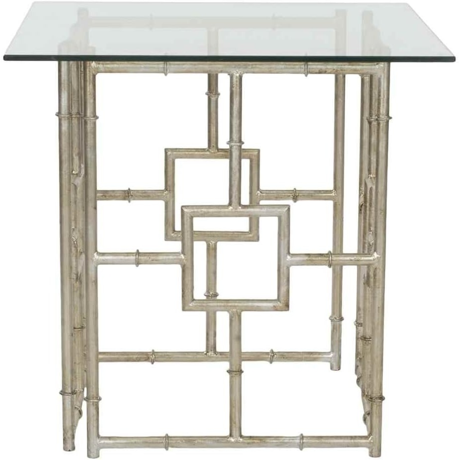 image:imageSAFAVIEH Home Collection Dermot Silver Accent Table