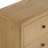 SAFAVIEH Couture – Octavian Rope Detail Nightstand – Walnut Oak – 2-Drawer Storage – Fully Assembled – Ideal for Bedroom, Guest Room, 30″ W x 18″ D x 26″ H (SFV2233B)(Brown Oak)