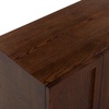 SAFAVIEH Couture Collection – Bethandria Walnut Brown 6 Door Wood Sideboard, Fully Assembled Storage Cabinet with Interior Shelves & Media Cutouts (SFV4269A)(Walnut)