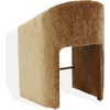 SAFAVIEH Couture Collection – Kagan Olive Green Chenille 27 Inch Counter Stool, Upholstered Counter-Height Seating with Curved Back, Fully Assembled (SFV4857B)(Amber)